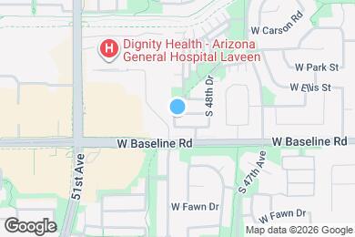 Map image of the property - 4843 W Dunbar Dr