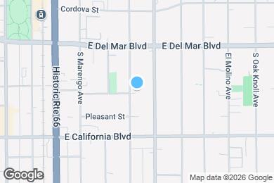 Map image of the property - 444 S Euclid Ave