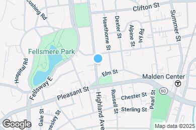 Map image of the property - 465 Highland Ave