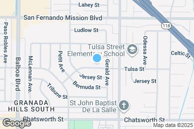 Map image of the property - 16653 Tulsa St