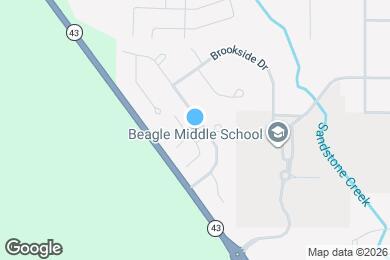Map image of the property - 1110 Timbercreek Dr