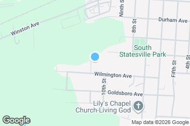 Map image of the property - 1325 11th St