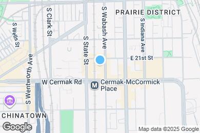 Map image of the property - 2110 S Wabash Ave