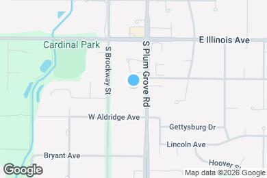 Map image of the property - 900 S Plum Grove Rd
