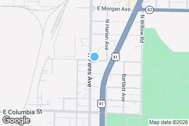 Map image of the property - 1205 E Louisiana St