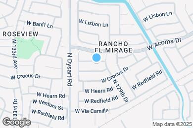 Map image of the property - 13009 W Evans Dr