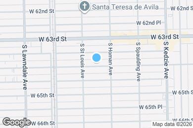 Map image of the property - 3432 W 64th St