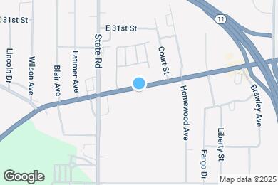 Map image of the property - 2006 E Prospect Rd