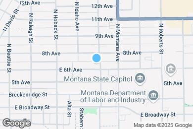 Map image of the property - 1048 E 6th Ave