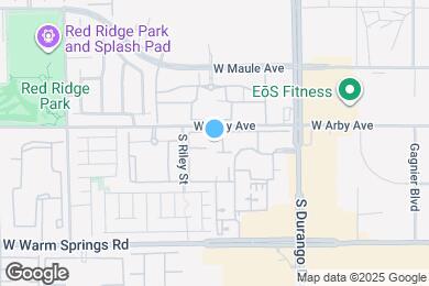Map image of the property - 7123 S Durango Dr