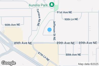 Map image of the property - 345 89th Ln NE
