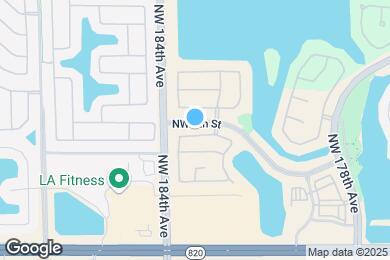 Map image of the property - 18351 NW 8th St