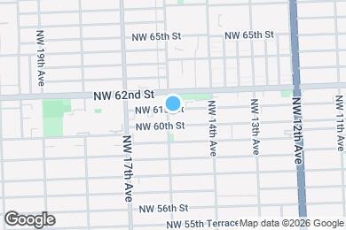 Map image of the property - 6091 NW 15th Ave