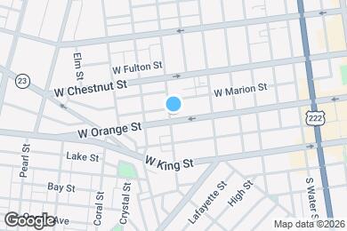 Map image of the property - 447 W Orange St
