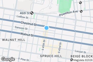 Map image of the property - 4447 Sansom St