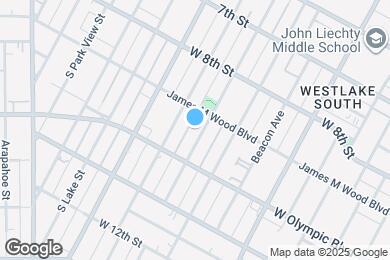 Map image of the property - 921 S Bonnie Brae St