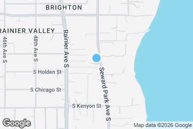 Map image of the property - 7541 Seward Park Ave S