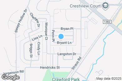 Map image of the property - 322 Bryant Ln