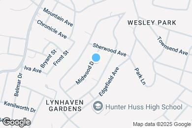 Map image of the property - 1332 Midwood Dr