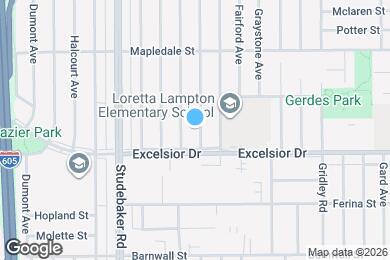 Map image of the property - 14821 Dalwood Ave