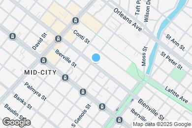 Map image of the property - 3721 Bienville St