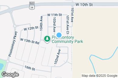 Map image of the property - 1233 102nd Ave