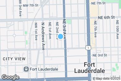 Map image of the property - 438 NE 2nd Ave