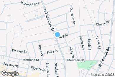 Map image of the property - 6612 N Figueroa St