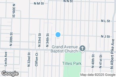 Map image of the property - 1114 N 35th St