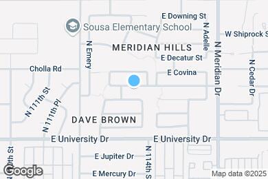 Map image of the property - 11331 E Contessa St