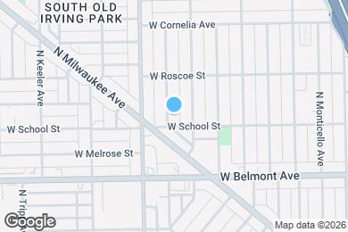 Map image of the property - 3311 N Harding Ave