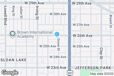 Map image of the property - 2551 Grove St