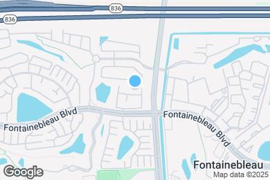 Map image of the property - 9715 Fontainebleau Blvd