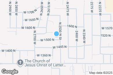 Map image of the property - 2552 W 1500 N