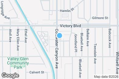 Map image of the property - 6300 Coldwater Canyon Ave