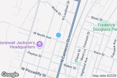 Map image of the property - 504 N Loudoun St