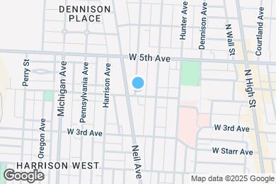 Map image of the property - 1190 Forsythe Ave
