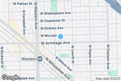 Map image of the property - 2246 W Armitage Ave
