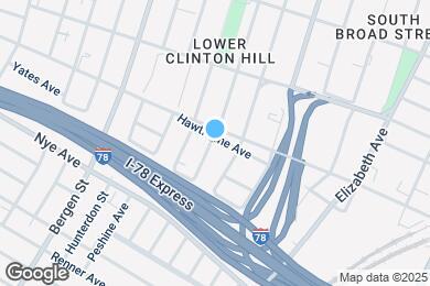 Map image of the property - 116 Hawthorne Ave