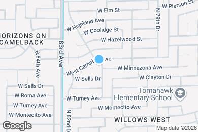 Map image of the property - 4512 N 81st Dr