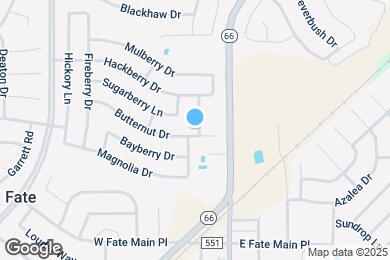 Map image of the property - 205 Butternut Dr
