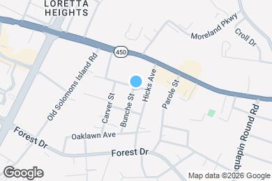 Map image of the property - 1 Bunche St