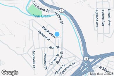Map image of the property - 114 Locust St