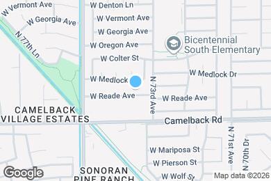 Map image of the property - 7320 W Reade Ave