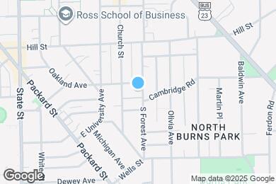 Map image of the property - 1010 S Forest Ave