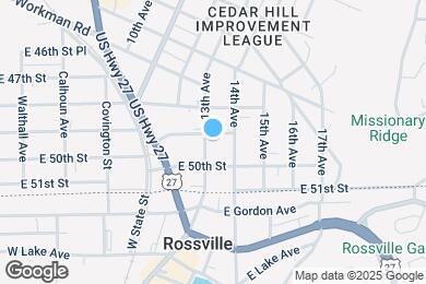 Map image of the property - 4902 13th Ave