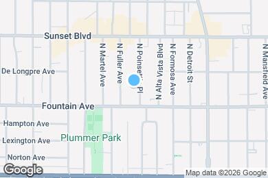 Map image of the property - 1331 N Poinsettia Pl