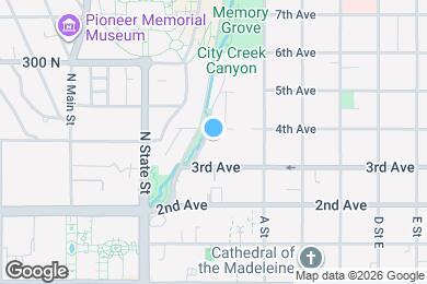 Map image of the property - 174 N Canyon Rd