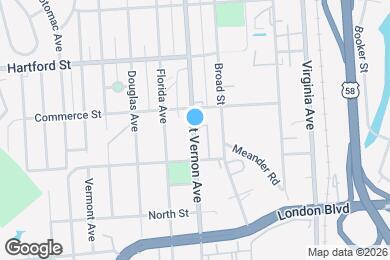 Map image of the property - 821 Mt Vernon Ave