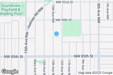 Map image of the property - 8668 13th Ave NW